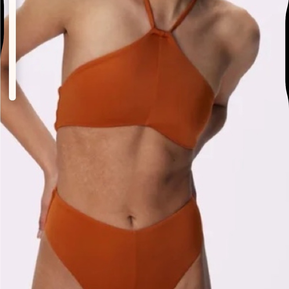 NWOT Parade Orange Halter Cut Out One Piece/Monokini (brand now discontinued)